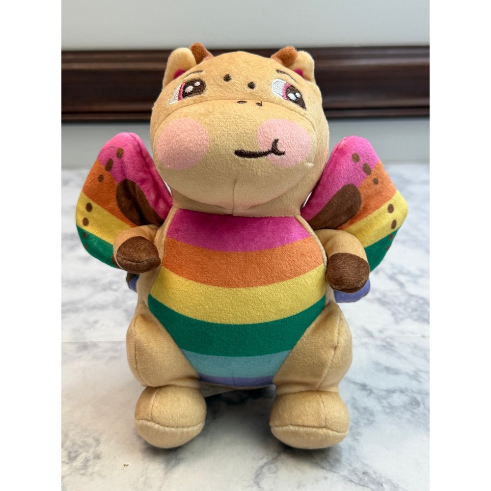 Moriah Elliot Rosie the Bashful Dragon Plush 6" Bonkers Toys Rainbow H113NISZ